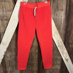 New Big boys sz 16 Crewcuts red fleece sweatpants/ joggers